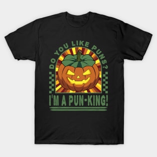 Do You Like Puns I'm A Pun-king Husband Funny T-Shirt